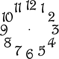 esfera reloj